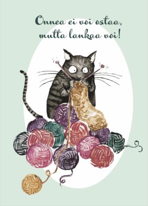 Onnea ei voi...- Kissakortti