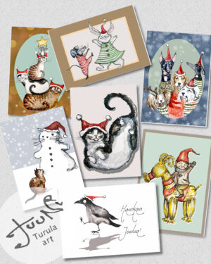 Joulukorttisetti iso